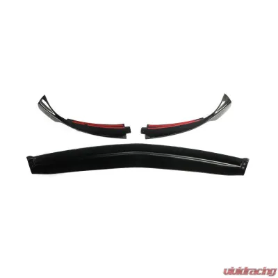 VR Aero Carbon Fiber Front Lip Spoiler 3pcs Mercedes  V177 | W177 A200 | A220 Sport Edition 2019+ - VR-V177-600