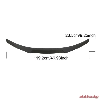 VR Aero Carbon Fiber Rear Trunk Spoiler V3 BMW M4 F82 2014-2019 - VR-M4F82-611