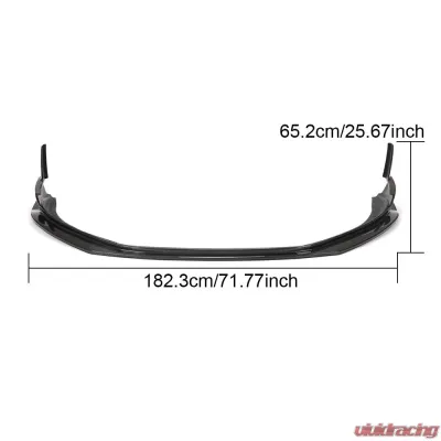 VR Aero Carbon Fiber Front Lip Spoiler Porsche 718 Boxster Cayman 2016-2018 - VR-718CAY-600