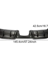 VR Aero Carbon Fiber Rear Diffuser Porsche 718 Boxster Cayman GTS Spyder 2016-2018                                     - VR-718BXCAYGTS-610 - Image 9