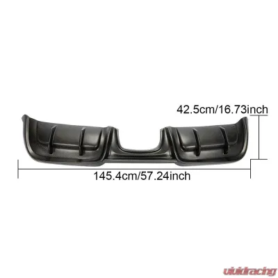 VR Aero Carbon Fiber Rear Diffuser Porsche 718 Boxster Cayman GTS Spyder 2016-2018 - VR-718BXCAYGTS-610