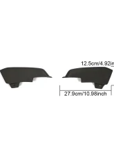 VR Aero Carbon Fiber Rear Bumper Canards Porsche 718 Boxster Cayman 2016-2018                                     - VR-718BXCAY-601 - Image 10