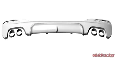 VR Aero Carbon Fiber Rear Diffuser V1 BMW 5 Series G30 M Sport Sedan 2017-2020 - VR-G30MSPORT-610