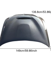 VR Aero Carbon Fiber Vented Hood BMW 3 Series G20 Sedan 2019+                                     - VR-G20-626 - Image 11