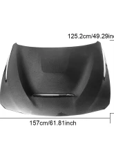 VR Aero Carbon Fiber Vented Hoods BMW 3-Series F30 F35 F32 2012-2019                                     - VR-F30F35F32-626 - Image 12