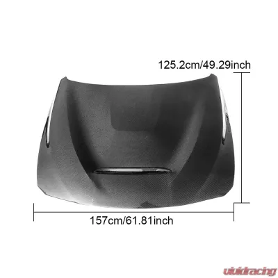 VR Aero Carbon Fiber Vented Hoods BMW 3-Series F30 F35 F32 2012-2019 - VR-F30F35F32-626