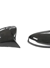 VR Aero Carbon Fiber Mirror Covers Side Door Add-on LHD Mercedes W205 | W213 | W238 | C238 | A238 | W222 | X253 2014-2020                                     - VR-LHD-605 - Image 2