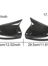 VR Aero Carbon Fiber Mirror Covers Side Door Add-on LHD Mercedes W205 | W213 | W238 | C238 | A238 | W222 | X253 2014-2020                                     - VR-LHD-605 - Image 4