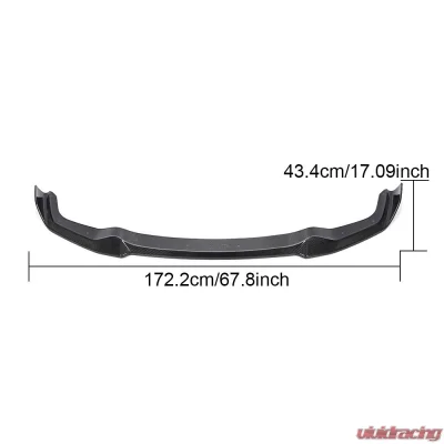 VR Aero Carbon Fiber Front Bumper Lip Spoiler V4 BMW 2 Series | M2 F87 - VR-F87M2-607