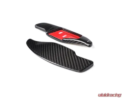VR Vespoke Carbon Fiber Steering Wheel Paddle Shifter BMW M2 G87 | M3 M4 G8x - VR-G8X-M3M4-DCF-642