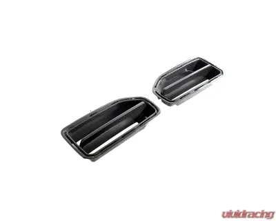 VR Aero Carbon Fiber Front Upper Grill Separate Pieces BWM M2 G87 - VR-G87M2-DCF-GRILL