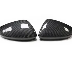 VR Aero Carbon Fiber Mirror Covers with Lane Assist Audi A3 | RS3 LHD 4D 2021-2022