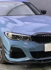 VR Aero Carbon Fiber Front Lip Spoiler 3pcs BMW G20 G28 2021-2022                                     - VR-G20G28-600 - Image 3