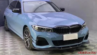 VR Aero Carbon Fiber Front Lip Spoiler 3pcs BMW G20 G28 2021-2022 - VR-G20G28-600