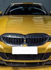 VR Aero Carbon Fiber Front Lip Spoiler 3pcs BMW G20 G28 2021-2022                                     - VR-G20G28-600 - Image 4