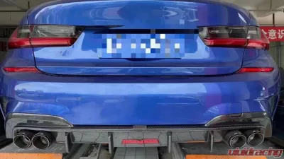 VR Aero Carbon Fiber Rear Diffuser BMW G20 | G28 2021-2022 - VR-G20G28-610