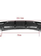 VR Aero Carbon Fiber Rear Diffuser Single Exhaust Both Side BMW 3 Series F34 M Sport GT Gran Turismo 2014-2018                                     - VR-GTM-611 - Image 9