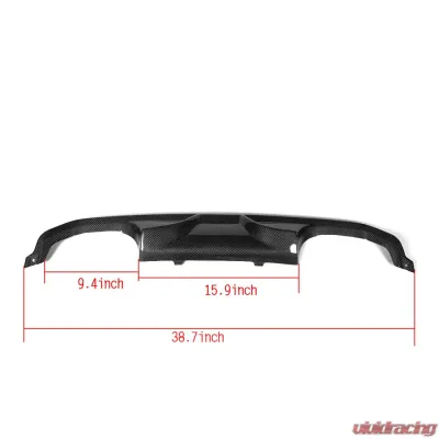 VR Aero Carbon Fiber Rear Diffuser BMW M4 F82 F83 - VR-M4F82F83-610