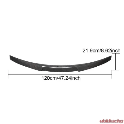 VR Aero Carbon Fiber Rear Trunk Spoiler Audi A4 B8.5 Sedan 2013-2016 - VR-A4-611