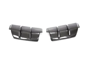 VR Aero Carbon Fiber Rear Diffuser Trim Volkswagen Golf 6 VI MK6 R20 2010-2013