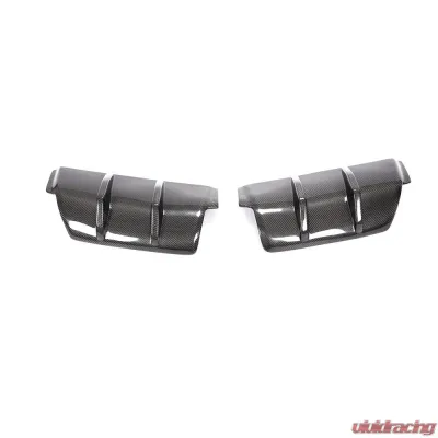 VR Aero Carbon Fiber Rear Diffuser Trim Volkswagen Golf 6 VI MK6 R20 2010-2013 - VR-MK6-610