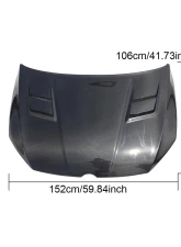 VR Aero Carbon Fiber Vented Hood Volkswagen Golf VII MK7 7 2014-2017                                     - VR-MK7-626 - Image 8