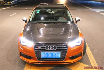VR Aero Carbon Fiber Hood V1 Audi A3 | S3 S-Line 2014-2016 - VR-A3S3-644