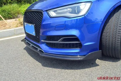 VR Aero Carbon Fiber Front Lip Spoiler Audi A3 | S3 S-Line 2014-2016 - VR-A3S3-646