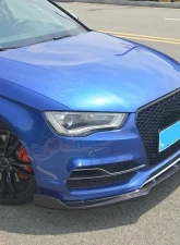 VR Aero Carbon Fiber Front Lip Spoiler Audi A3 | S3 S-Line 2014-2016                                     - VR-A3S3-646 - Image 3