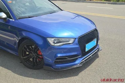 VR Aero Carbon Fiber Front Lip Spoiler Audi A3 | S3 S-Line 2014-2016 - VR-A3S3-646
