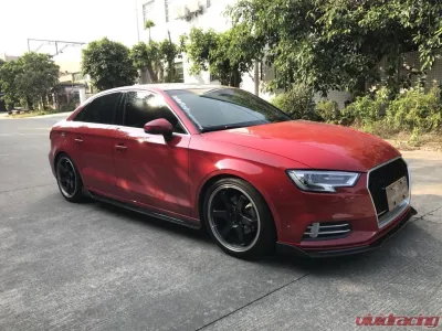 VR Aero Carbon Fiber Front Lip Spoiler V1 Audi S3 | A3 Sline Sedan 2017-2020 - VR-A3-657