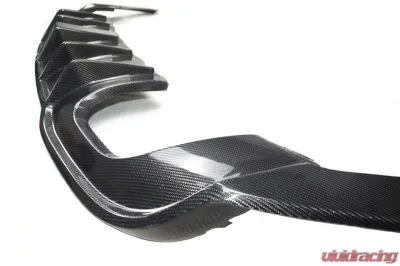 VR Aero Carbon Fiber Rear Diffuser w/ LED Audi S3 | A3 Sline Sedan 2017-2020 - VR-S3-610