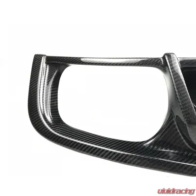 VR Aero Carbon Fiber Rear Diffuser Side Splitters Audi S4 2017-2020 - VR-S4-613