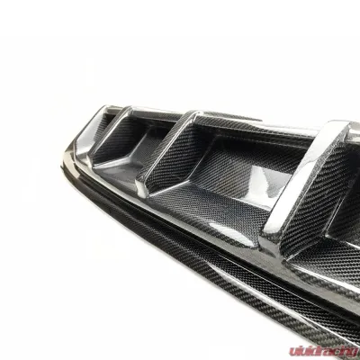 VR Aero Carbon Fiber Rear Diffuser Side Splitters Audi S4 2017-2020 - VR-S4-613
