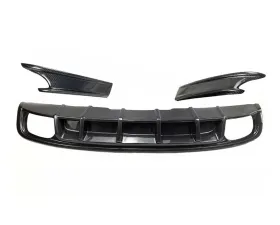 VR Aero Carbon Fiber Rear Diffuser Side Splitters Audi S4 2017-2020