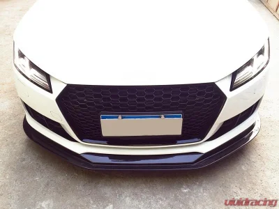 VR Aero Carbon Fiber Front Lip Spoiler Audi TT MK3 Type FV/8S Quattro 2-Door 2015-2019 - VR-TT-601