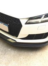 VR Aero Carbon Fiber Front Lip Spoiler Audi TT MK3 Type FV/8S Quattro 2-Door 2015-2019                                     - VR-TT-601 - Image 4