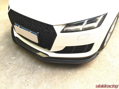 VR Aero Carbon Fiber Front Lip Spoiler Audi TT MK3 Type FV/8S Quattro 2-Door 2015-2019 - VR-TT-601