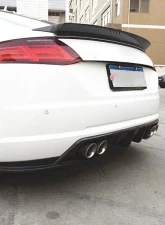 VR Aero Carbon Fiber Rear Diffuser Audi TT MK3 Type FV/8S Quattro 2-Door 2015-2019                                     - VR-TT-610 - Image 4