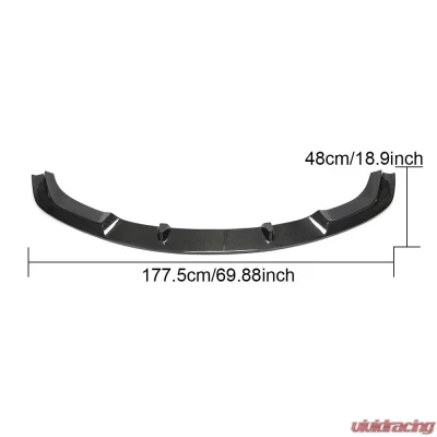 VR Aero Carbon Fiber Front Bumper Lip Spoiler V2 BMW 2 Series | M2 F87 - VR-F87M2-605