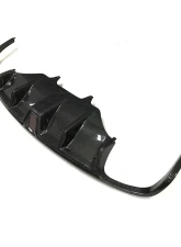VR Aero Carbon Fiber Rear Diffuser w/ LED Porsche Macan 2014-2020                                     - VR-MACAN-610 - Image 3