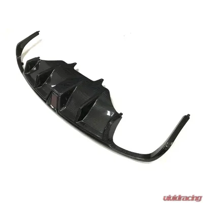 VR Aero Carbon Fiber Rear Diffuser w/ LED Porsche Macan 2014-2020 - VR-MACAN-610
