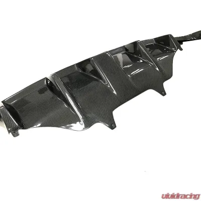 VR Aero Carbon Fiber Rear Diffuser w/ LED Porsche Macan 2014-2020 - VR-MACAN-610