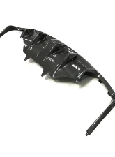 VR Aero Carbon Fiber Rear Diffuser w/ LED Porsche Macan 2014-2020                                     - VR-MACAN-610 - Image 5