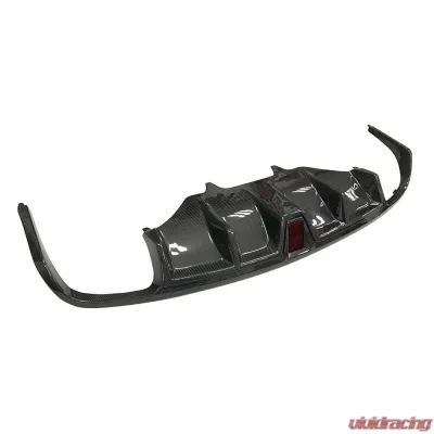 VR Aero Carbon Fiber Rear Diffuser w/ LED Porsche Macan 2014-2020 - VR-MACAN-610