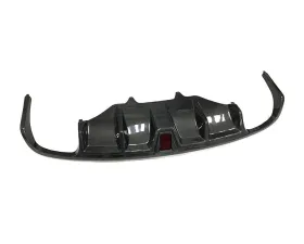 VR Aero Carbon Fiber Rear Diffuser w/ LED Porsche Macan 2014-2020