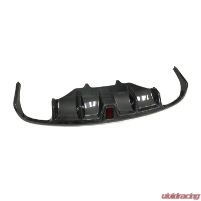 VR Aero Carbon Fiber Rear Diffuser w/ LED Porsche Macan 2014-2020 - VR-MACAN-610