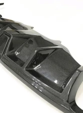 VR Aero Carbon Fiber Rear Diffuser Karatec Style Porsche Macan 2014-2020                                     - VR-MACAN-611 - Image 4