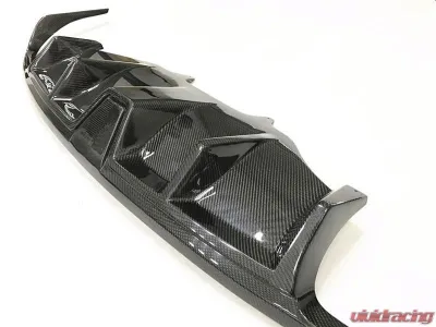 VR Aero Carbon Fiber Rear Diffuser Karatec Style Porsche Macan 2014-2020 - VR-MACAN-611