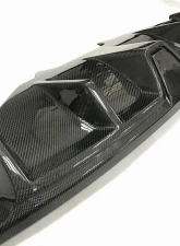 VR Aero Carbon Fiber Rear Diffuser Karatec Style Porsche Macan 2014-2020                                     - VR-MACAN-611 - Image 5